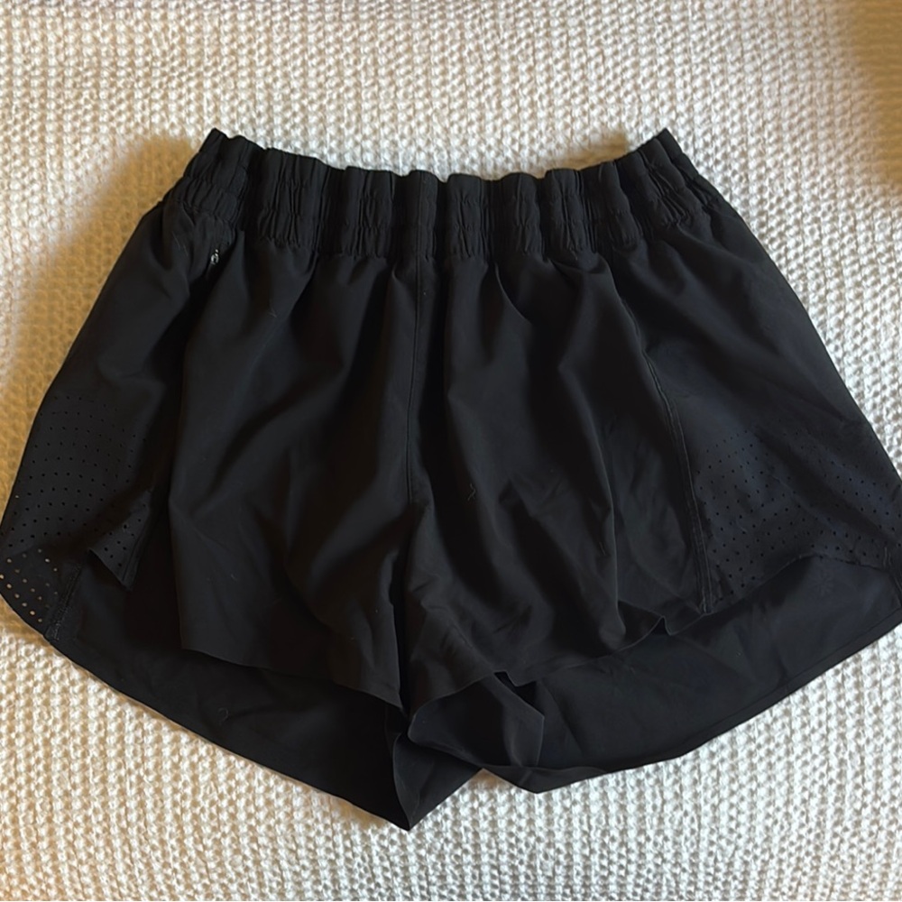 Athleta Black Athletic Shorts Lightweight Relaxed Fit